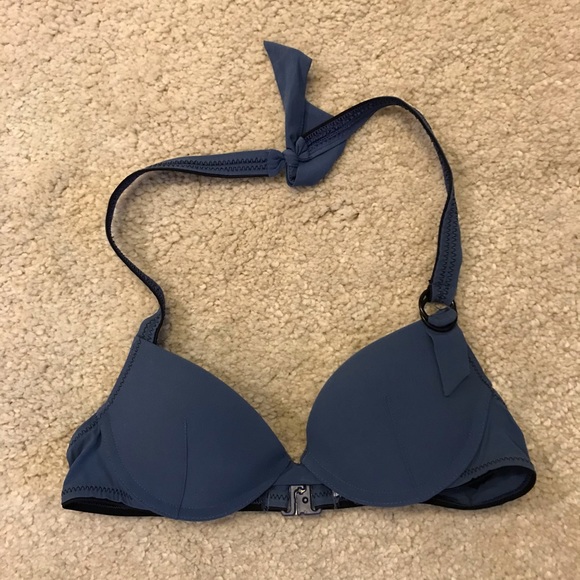 Princesse Tam Tam blue high-waist swim suit - Picture 4 of 10